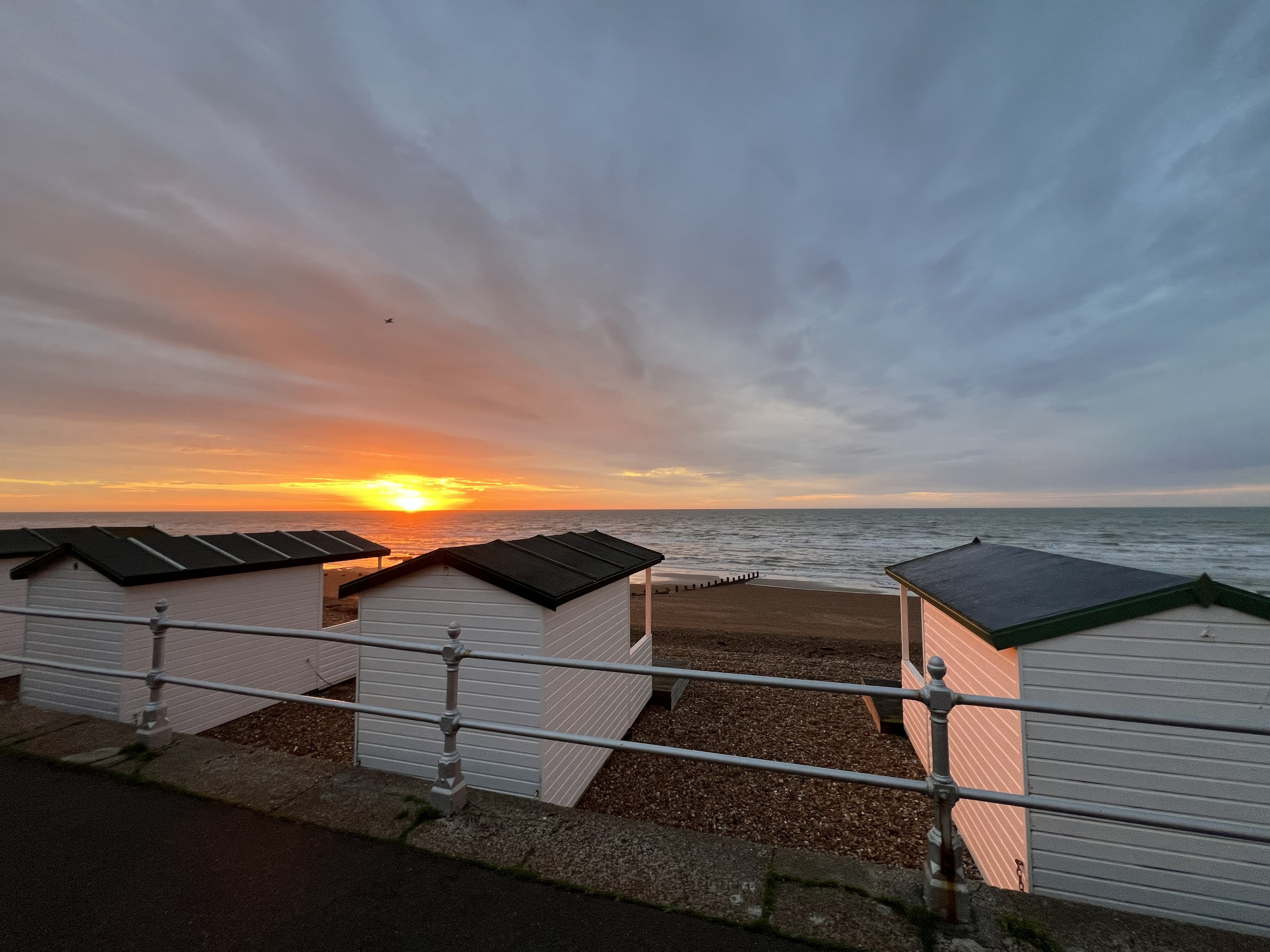 Well-maintained beach hut in Bexhill after restoration
